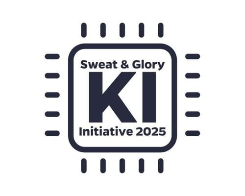 Logo der Sweat & Glory KI Initiative 2025